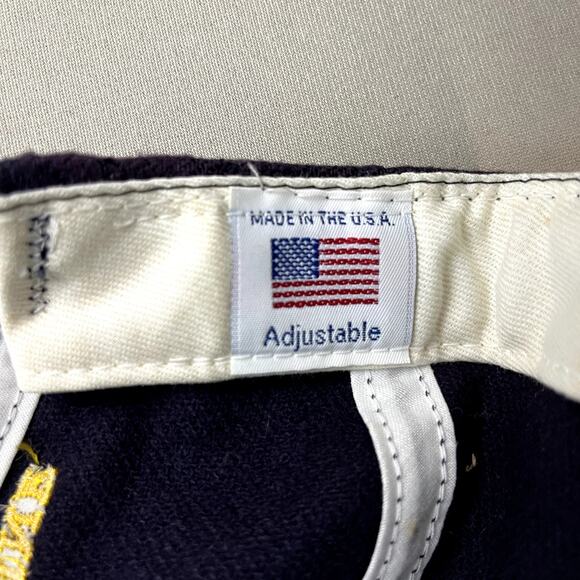 Vintage UCD Davis Hat Cap Snapback Navy Blue School Of Medicine Aggies USA 90s - Picture 8 of 10